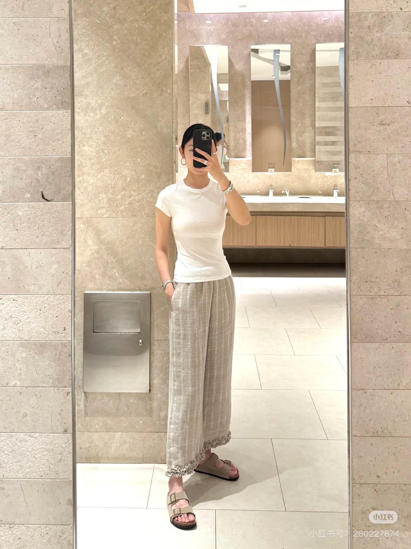 Retro lace linen straight loose waist casual loose wide-leg pants - View 15