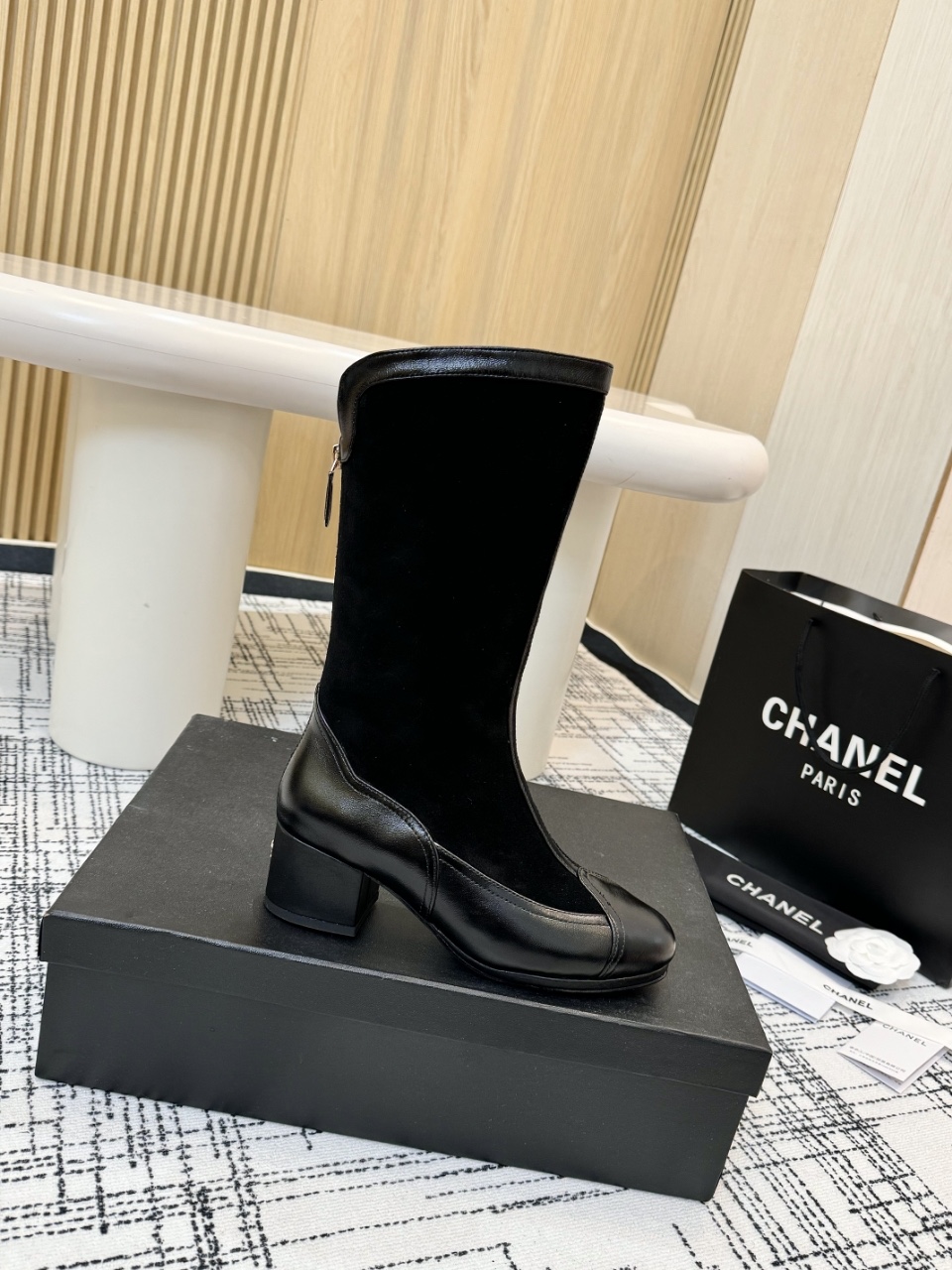 Chanel香奈儿 厚底騎士靴 - エレガントで快適なデザイン