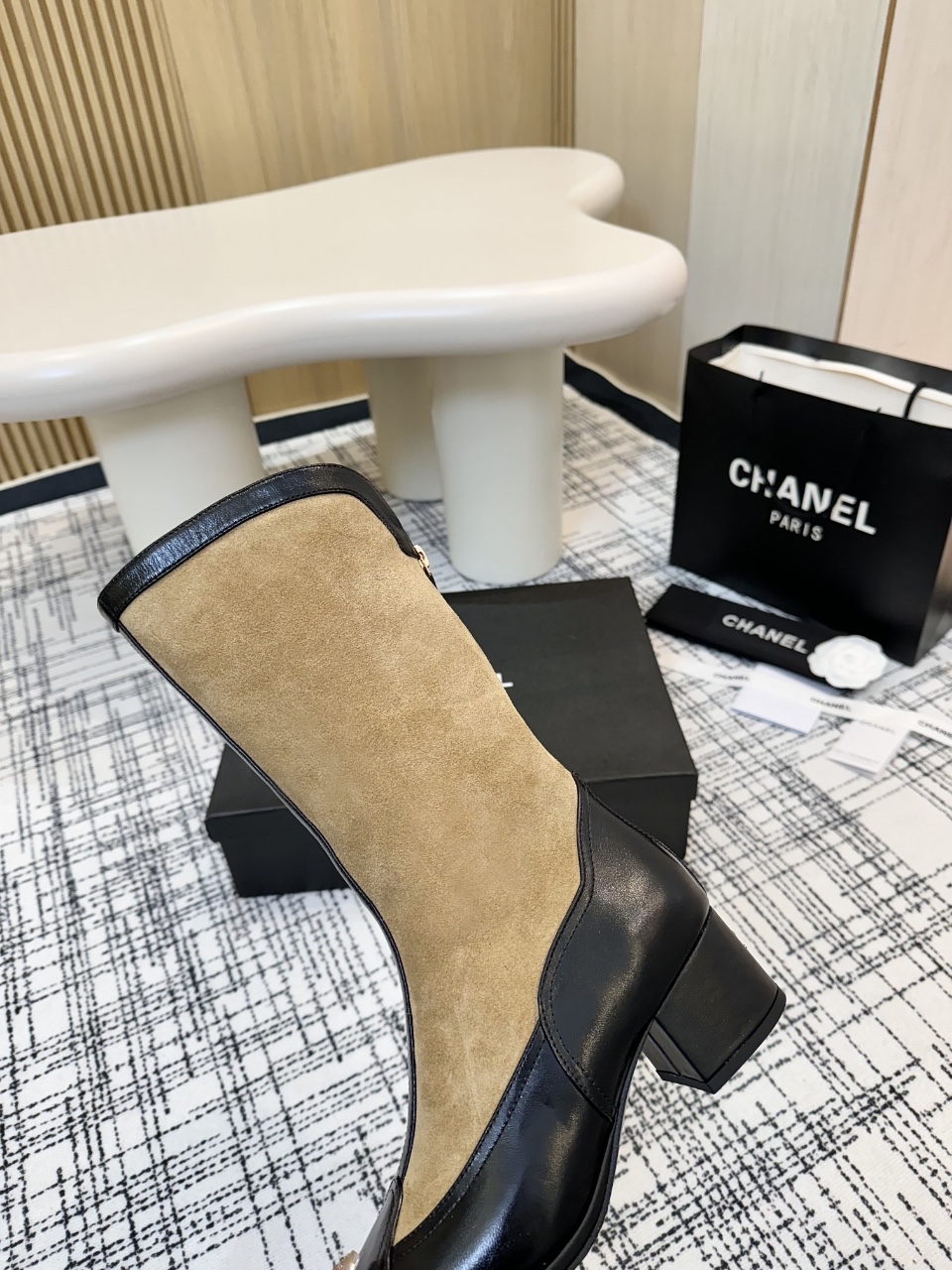 Chanel香奈儿 厚底騎士靴 クラシックデザインの多色展開