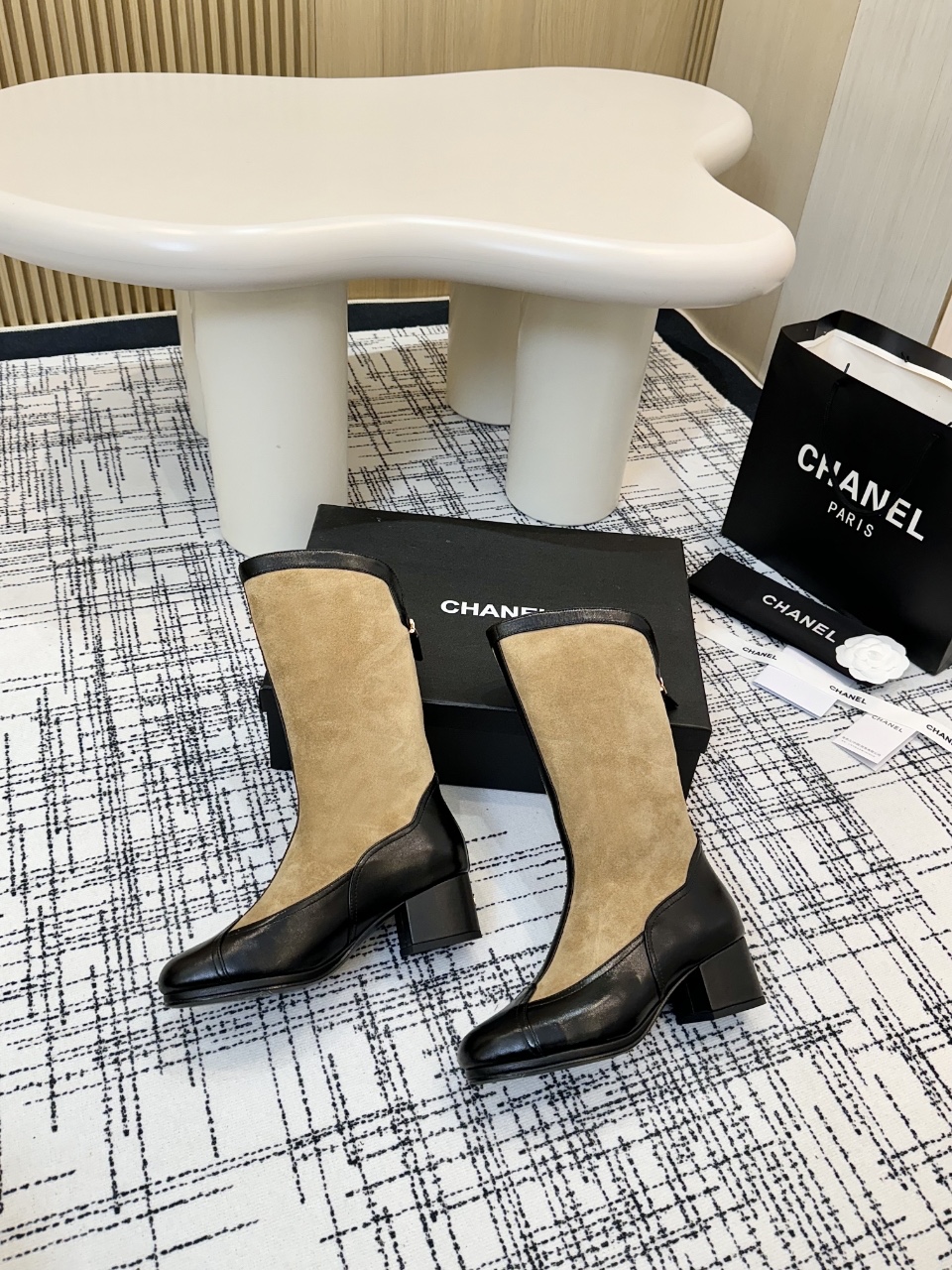 Chanel香奈儿 厚底騎士靴 クラシックデザインの多色展開