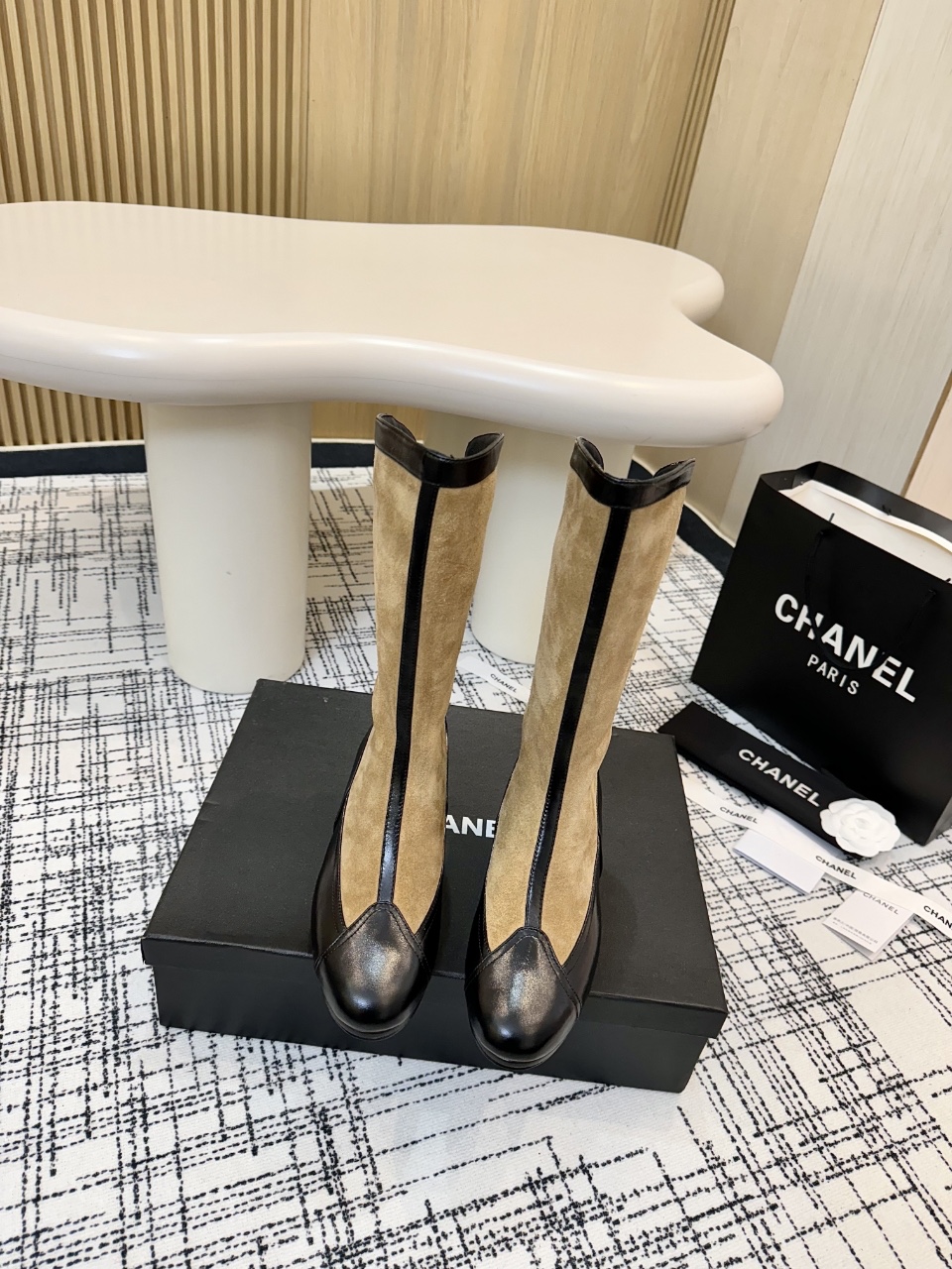 Chanel香奈儿 厚底騎士靴 クラシックデザインの多色展開