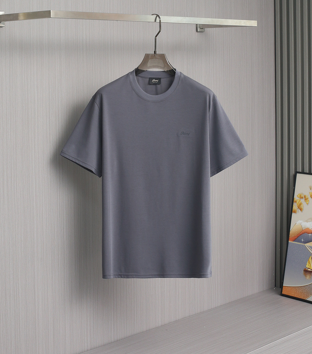   【新品】 Bri/布里奥家族男士高端天丝棉T恤。香港洋行渠道货，纯正血统品质，意大利原厂出品，25年