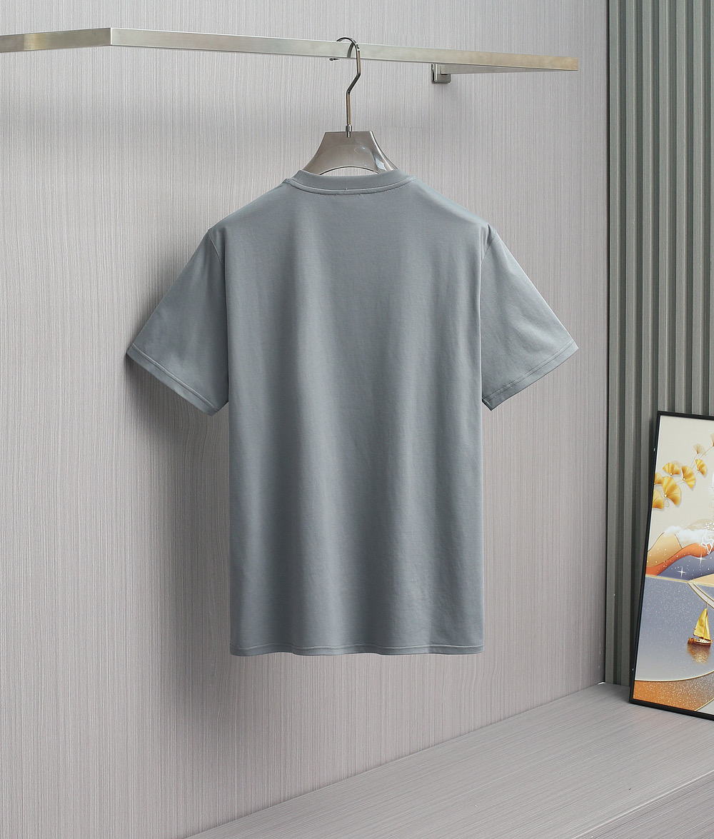 Brioni Men's T-Shirt | Italian Luxury, Embroidered Logo, Premium Tencel Cotton 3 i1747753882090 9783 0 1