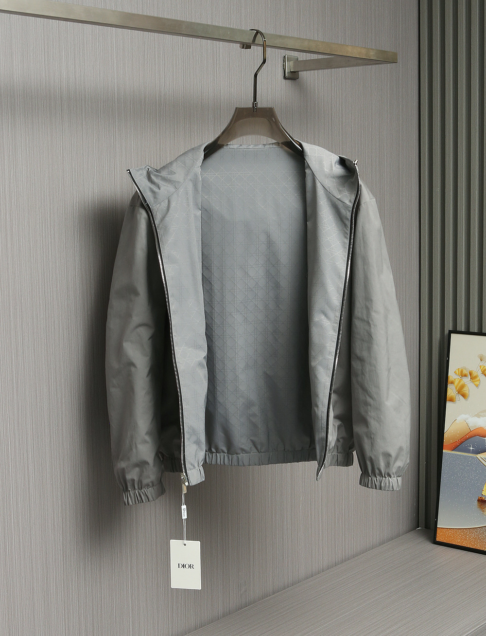 🌹🌹🌹25SS新品，Dior秋季限定｜连帽双面穿时尚夹克，重塑精英穿搭美学。 高定原版材质，重塑秋天安全