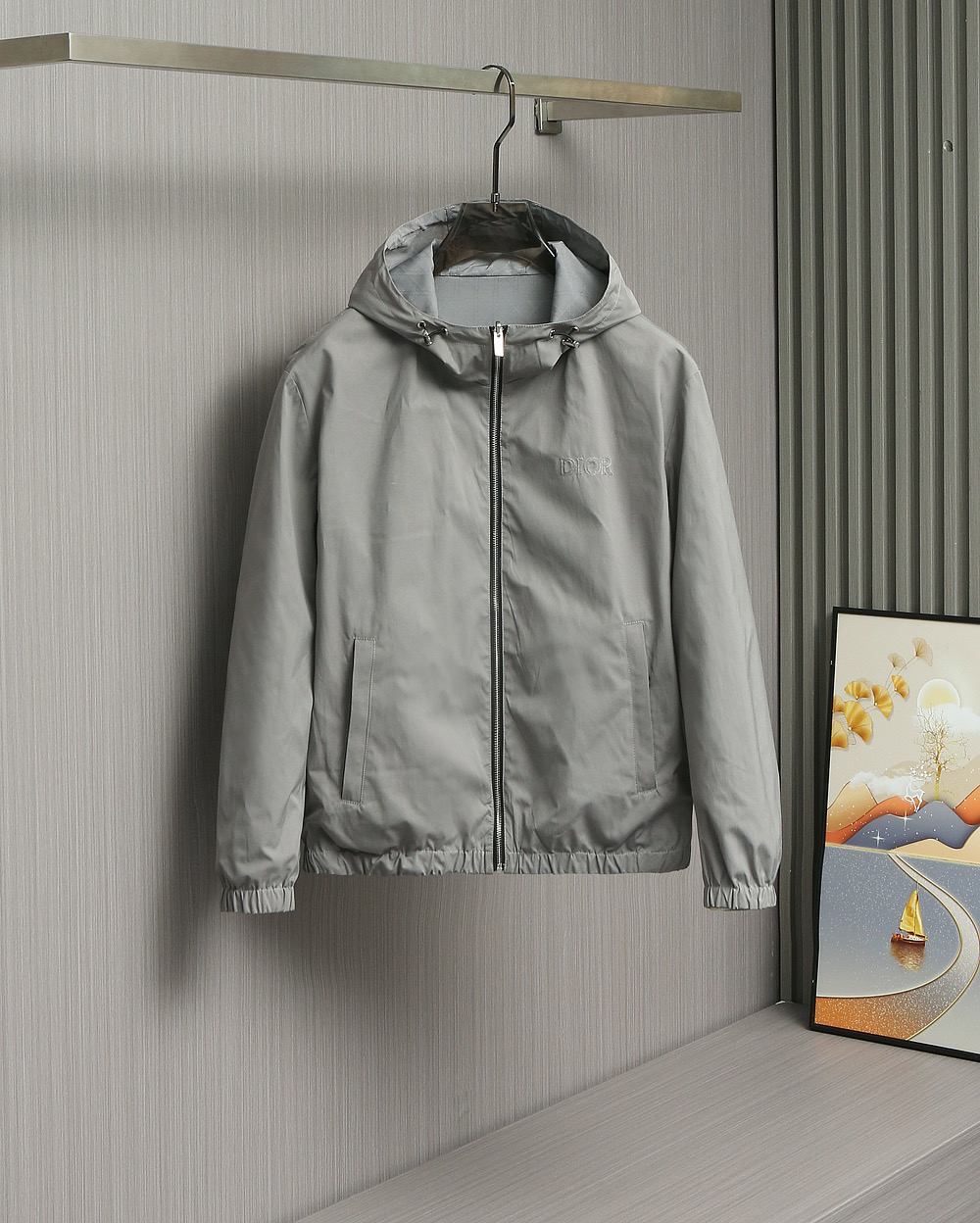 🌹🌹🌹25SS新品，Dior秋季限定｜连帽双面穿时尚夹克，重塑精英穿搭美学。 高定原版材质，重塑秋天安全