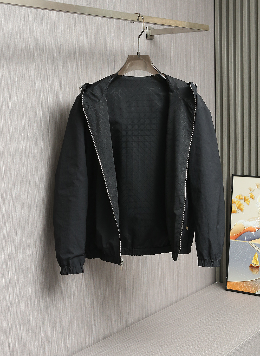 🌹🌹🌹25SS新品，Dior秋季限定｜连帽双面穿时尚夹克，重塑精英穿搭美学。 高定原版材质，重塑秋天安全