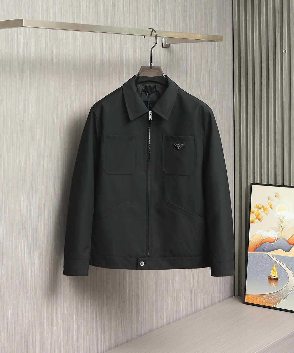 🌹🌹🌹P家25秋冬男装高端梭织商务休闲夹克外套系列外套 高端精品系列，贸易公司渠道订单，官网专柜在售系列