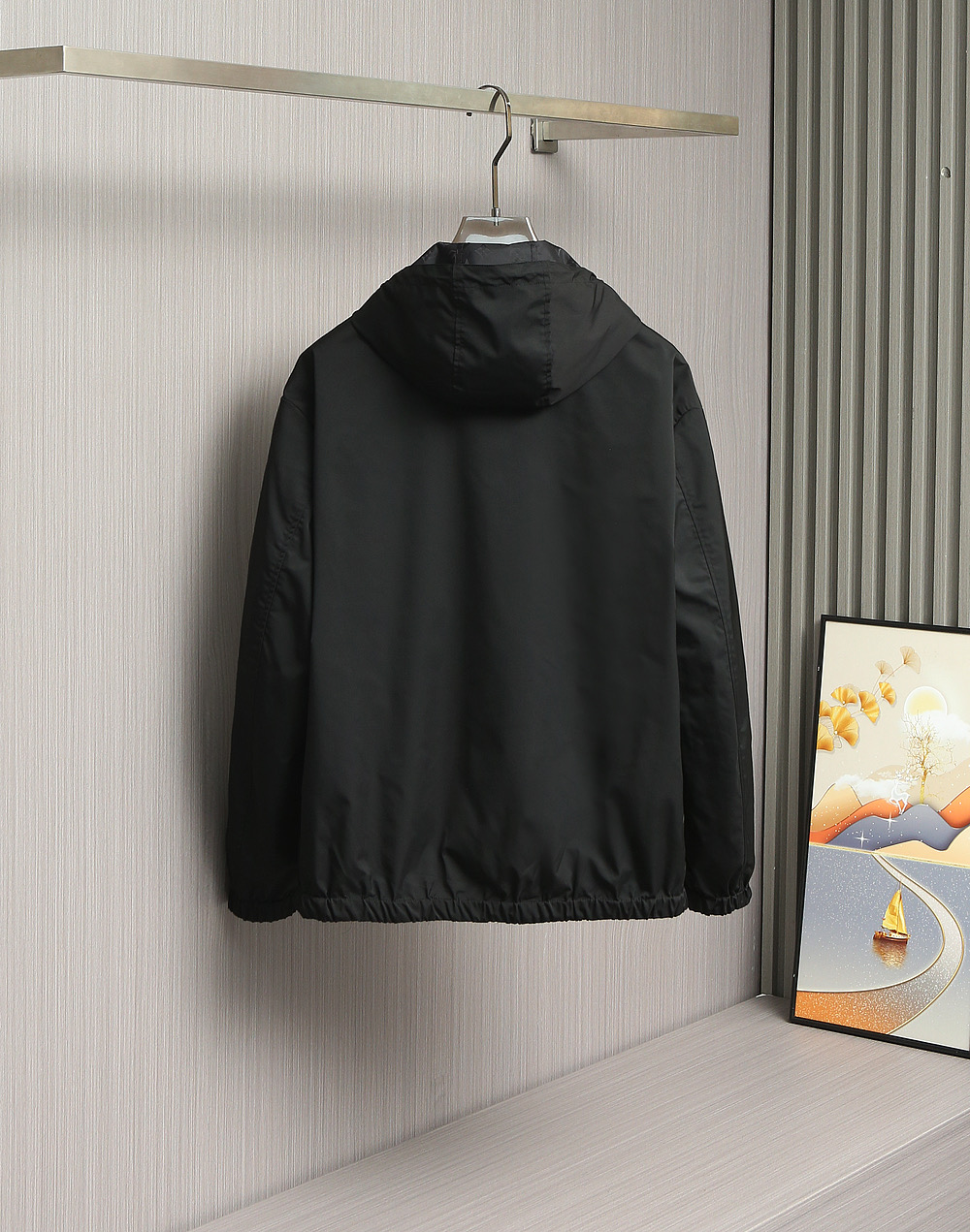 🌹🌹🌹顶级品质！LV驴牌25秋冬新品双面夹克！驴家常青爆款！双面穿全身logo提花连帽双面穿夹克！素色哑