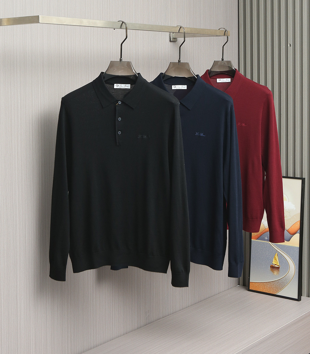 【lp🆕Polo领100%纯羊毛薄款羊毛衫！时尚前沿·新品璀璨发布。在这个秋冬交替的浪漫时节，lp🆕家携