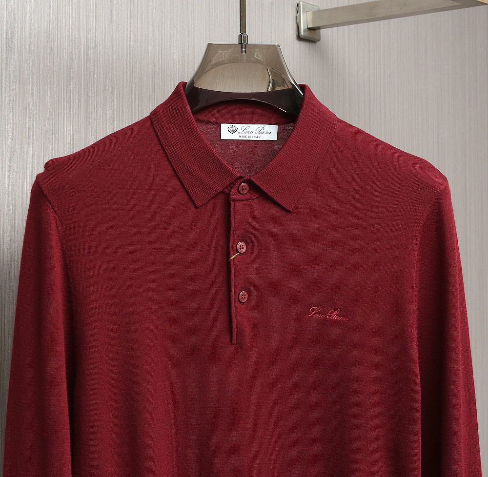 【🌹🌹🌹lp🆕Polo领100%纯羊毛薄款羊毛衫！时尚前沿·新品璀璨发布。在这个秋冬交替的浪漫时节，lp