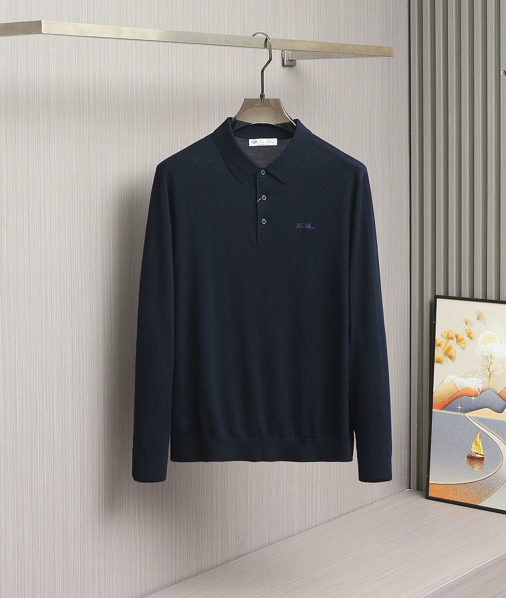 【🌹🌹🌹lp🆕Polo领100%纯羊毛薄款羊毛衫！时尚前沿·新品璀璨发布。在这个秋冬交替的浪漫时节，lp