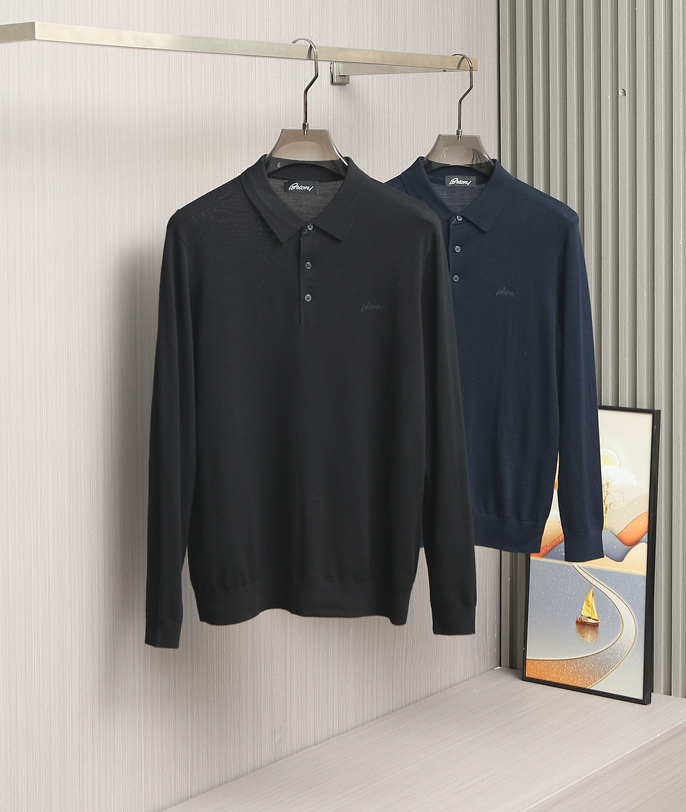 【🌹🌹🌹布里家Polo领100%纯羊毛薄款羊毛衫！时尚前沿·新品璀璨发布。来自意大利罗马的高端奢侈品牌，