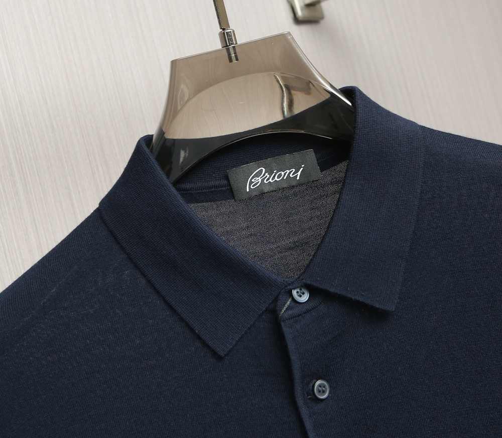【🌹🌹🌹布里尼奥家Polo领100%纯羊毛薄款羊毛衫！时尚前沿·新品璀璨发布。来自意大利罗马的高端奢侈品