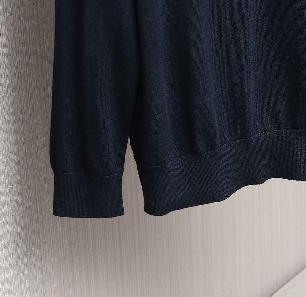 【🌹🌹🌹布里尼奥家Polo领100%纯羊毛薄款羊毛衫！时尚前沿·新品璀璨发布。来自意大利罗马的高端奢侈品