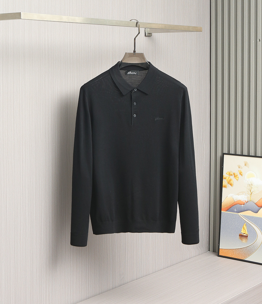 【🌹🌹🌹布里家Polo领100%纯羊毛薄款羊毛衫！时尚前沿·新品璀璨发布。来自意大利罗马的高端奢侈品牌，