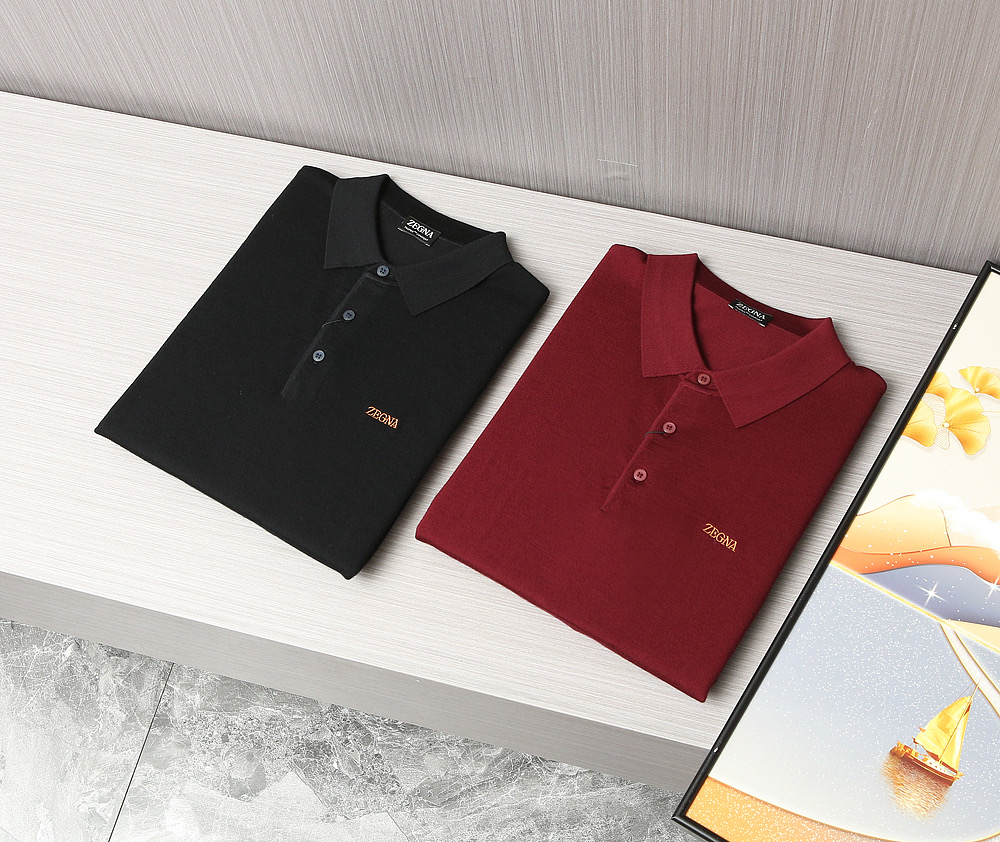 新品上架啦！【典藏臻品】EZ家族男士商务休闲精纺羊毛POLO衫，顶级洋行渠道货，纯正血统品质，意大利原厂