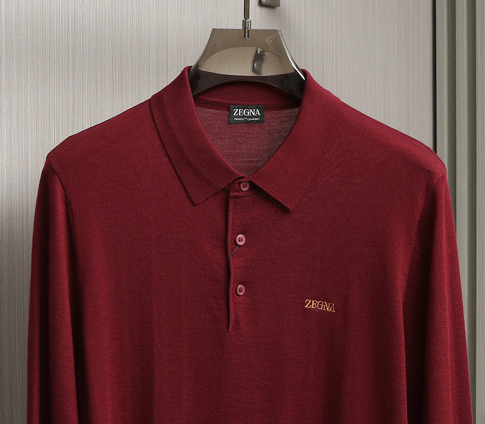 新品上架啦！【典藏臻品】EZ家族男士商务休闲精纺羊毛POLO衫，顶级洋行渠道货，纯正血统品质，意大利原厂