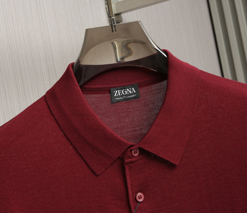 新品上架啦！【典藏臻品】EZ家族男士商务休闲精纺羊毛POLO衫，顶级洋行渠道货，纯正血统品质，意大利原厂