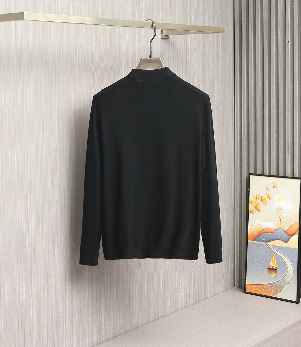 【🌹🌹🌹典藏臻品】EZ家族男士商务休闲精纺羊毛POLO衫，顶级洋行渠道货，纯正血统品质，意大利原厂出品，