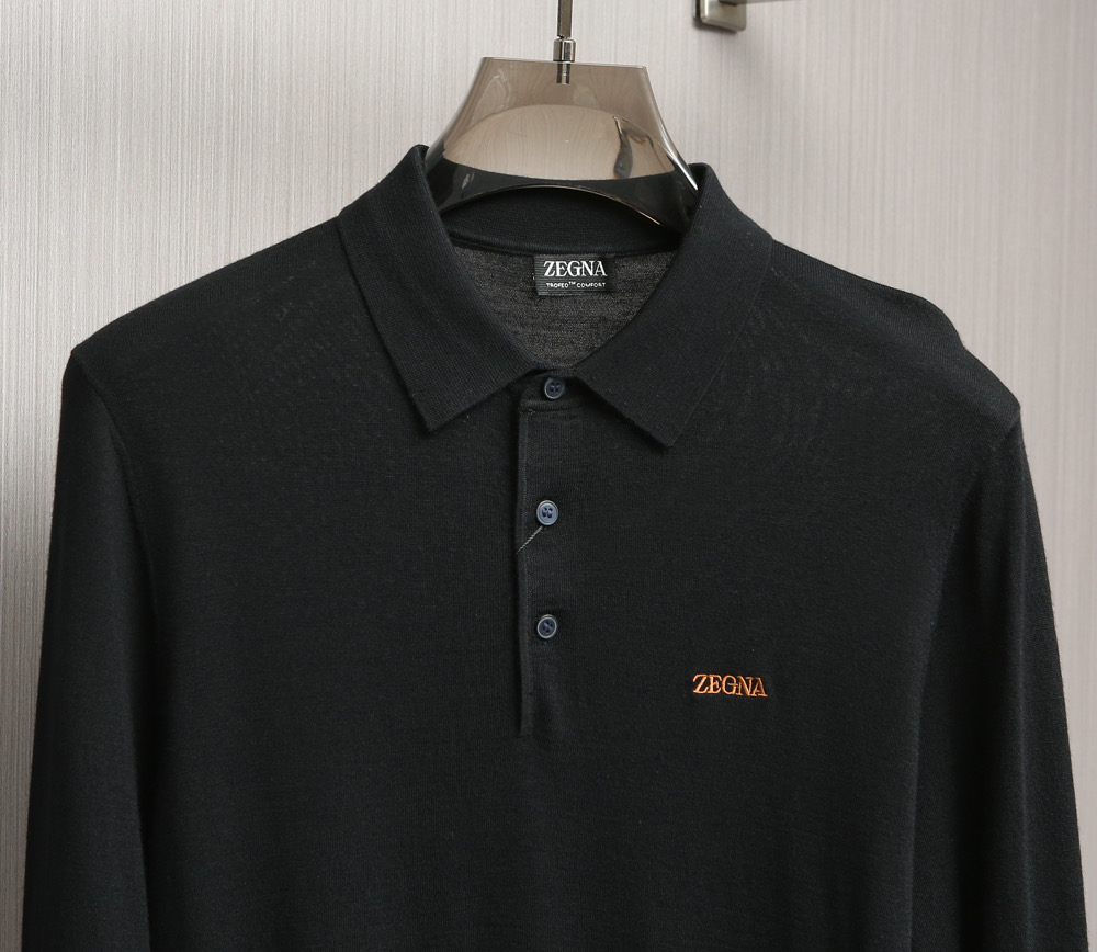 【🌹🌹🌹典藏臻品】EZ家族男士商务休闲精纺羊毛POLO衫，顶级洋行渠道货，纯正血统品质，意大利原厂出品，