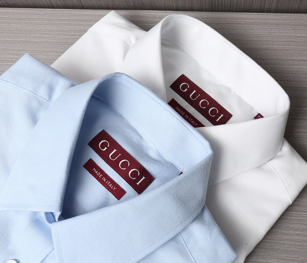 Gucci Men's White Oxford Shirt - Liquid Ammonia, Wrinkle-Free, Double Strand 9 i1760023317765 9835 0 7