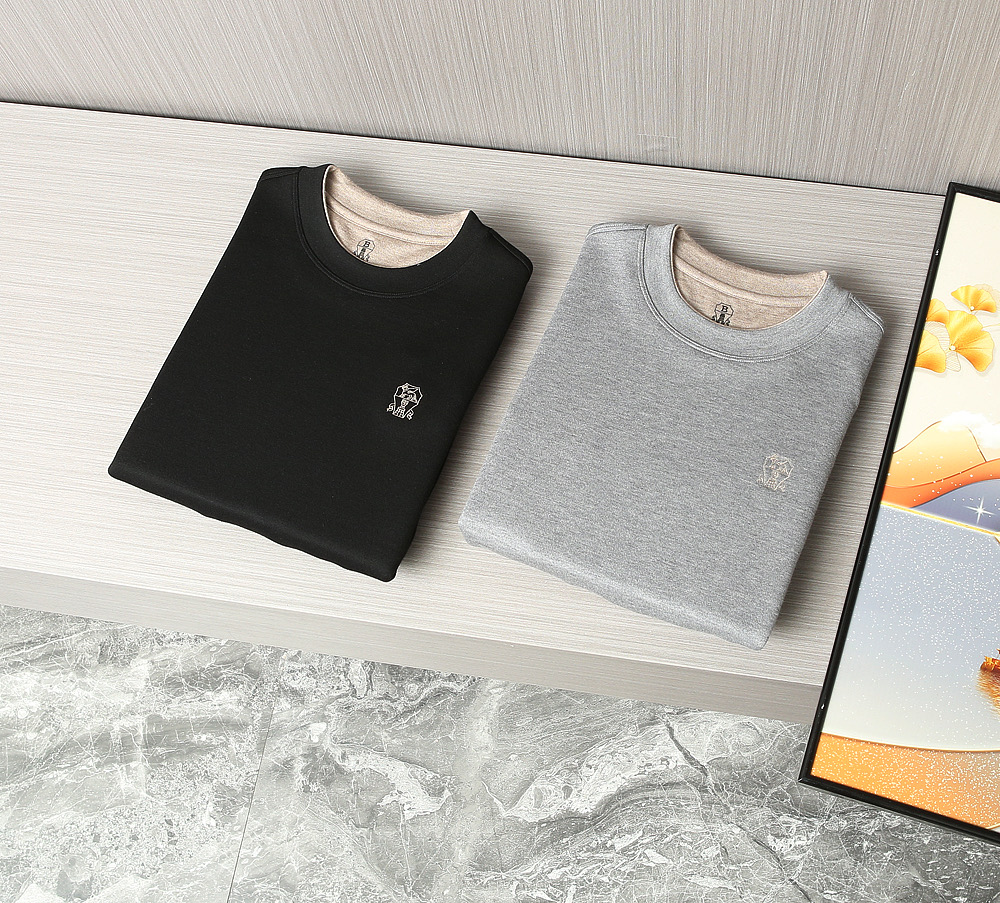 新款上架啦！🌹🌹🌹Brunello Cucinelli25年爆款长袖打底衫 Brunello Cucin