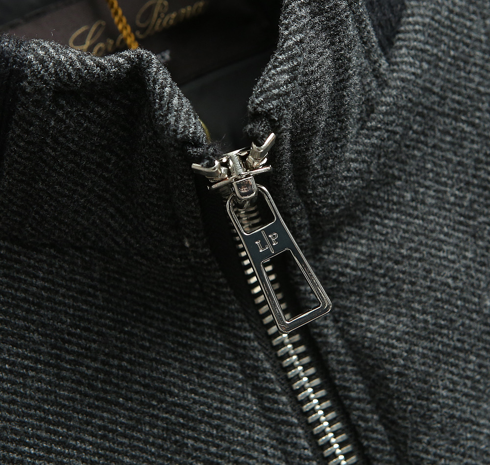 羽绒服 立领羊绒鹅绒夹克细节图