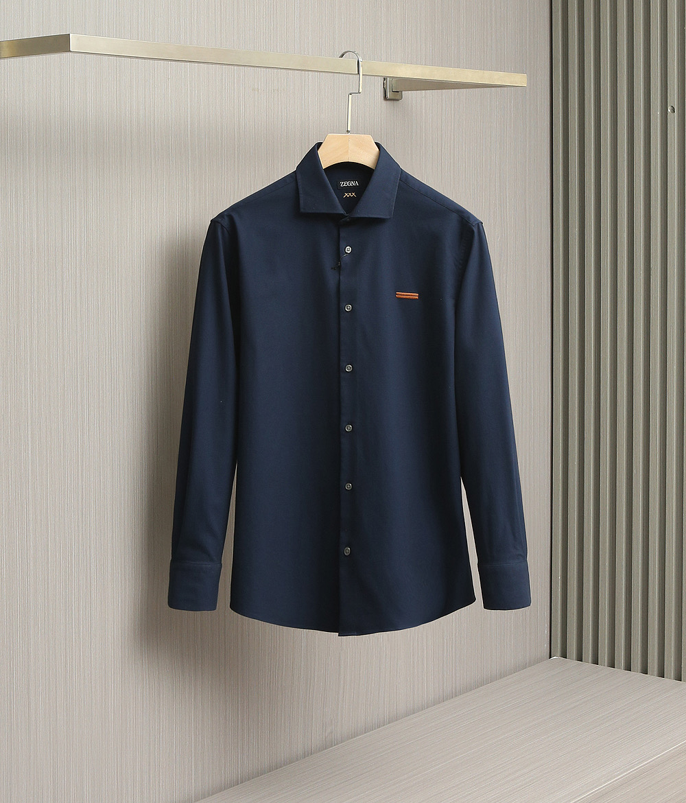 【新品】-EZ家族男士商务休闲提花长袖衬衫，香港洋行渠道货，纯正血统品质，意大利原产出品，25年F/W秋