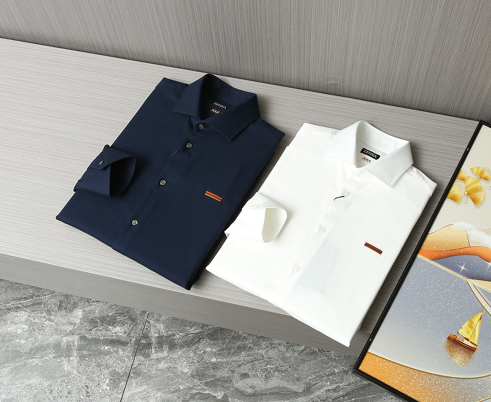 【新品】-EZ家族男士商务休闲提花长袖衬衫，香港洋行渠道货，纯正血统品质，意大利原产出品，25年F/W秋