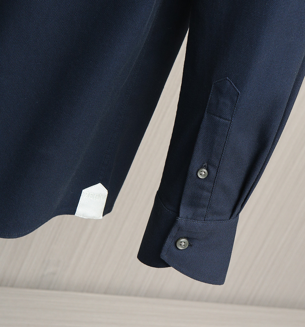 【新品】-EZ家族男士商务休闲提花长袖衬衫，香港洋行渠道货，纯正血统品质，意大利原产出品，25年F/W秋