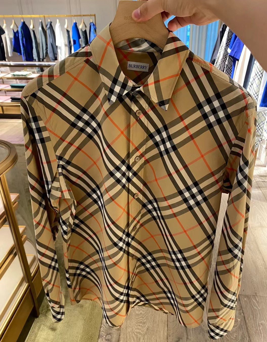 NO:118361,Twill long-sleeved classic grid, spot-on S-XXL, alexander wang19860909斜纹长袖经典格 现货出 S-XXL,,alexander wang,Men's clothing