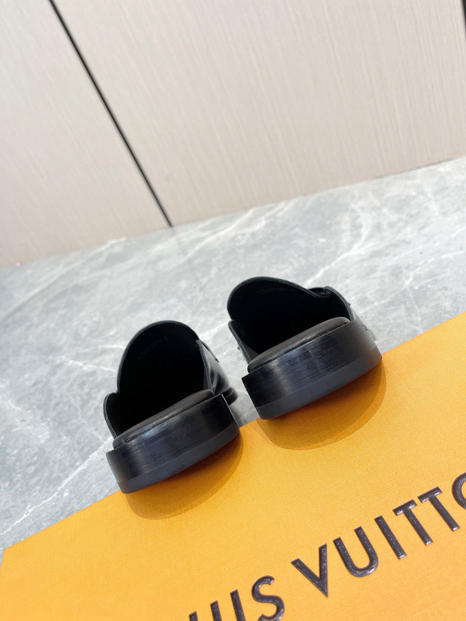 Louis Vuitton Men's Leather Mules with Logo Detail - Luxurious Comfort 9 i1723661722 3535 4