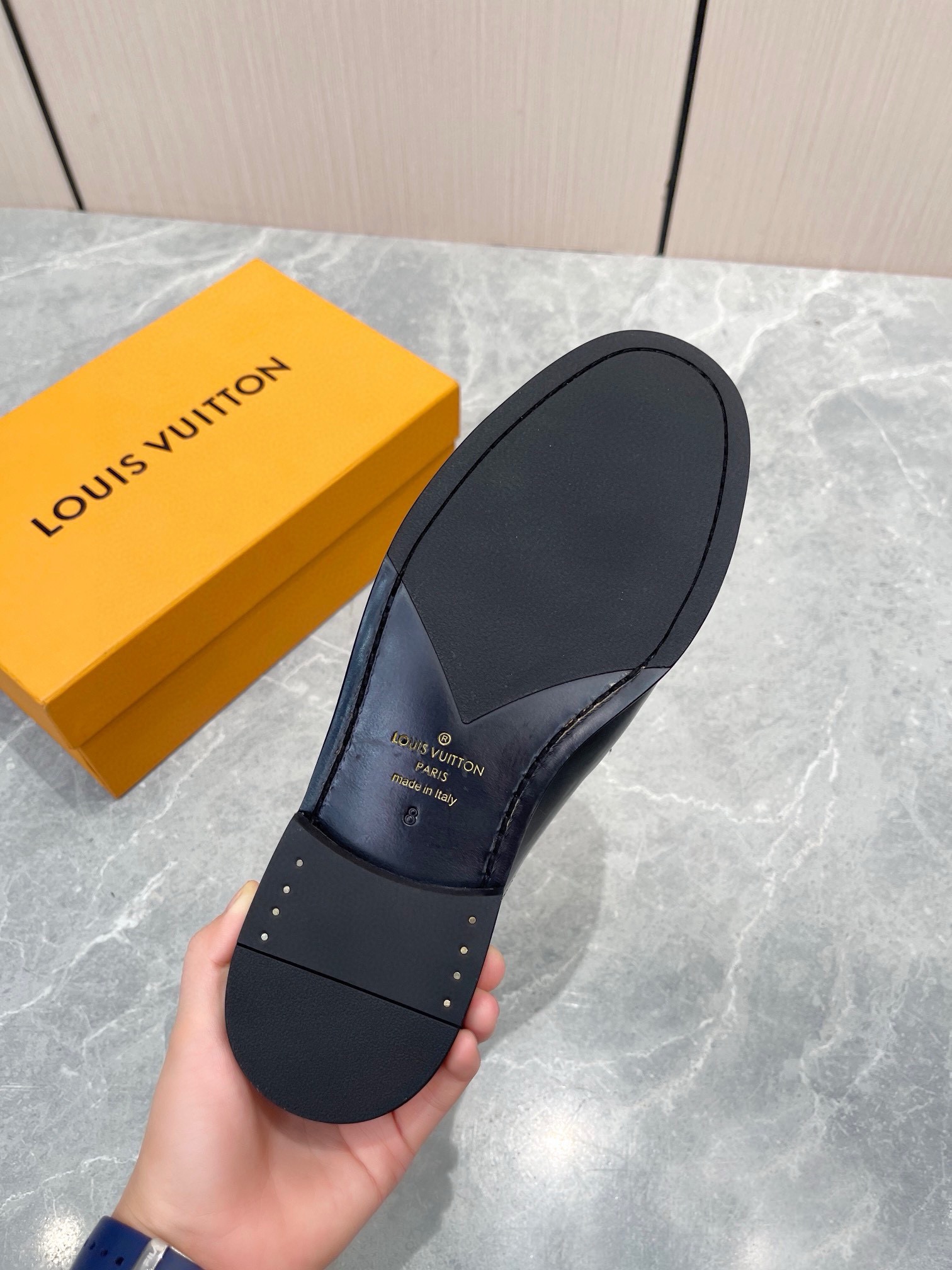 Louis Vuitton Men's Leather Mules with Logo Detail - Luxurious Comfort 10 i1723661722 7097 8