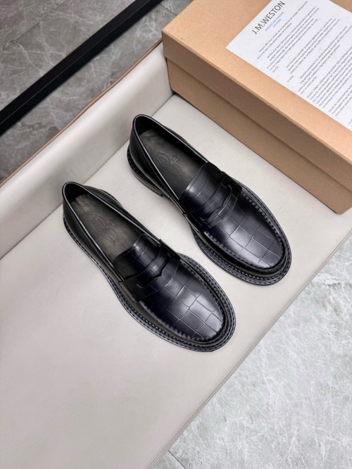 J.M. Weston Men's Classic Leather Loafers - Timeless Style & Comfort 1 J.M. Weston Men's Classic Leather Loafers - Timeless Style & Comfort