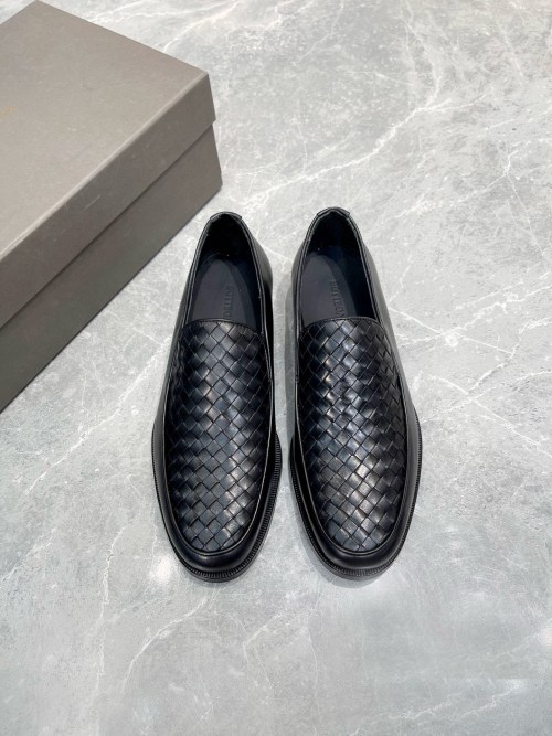 Bottega Veneta Men's Goodyear Welted Leather Dress Shoes - Calfskin, Black 1 Bottega Veneta Men's Goodyear Welted Leather Dress Shoes - Calfskin, Black