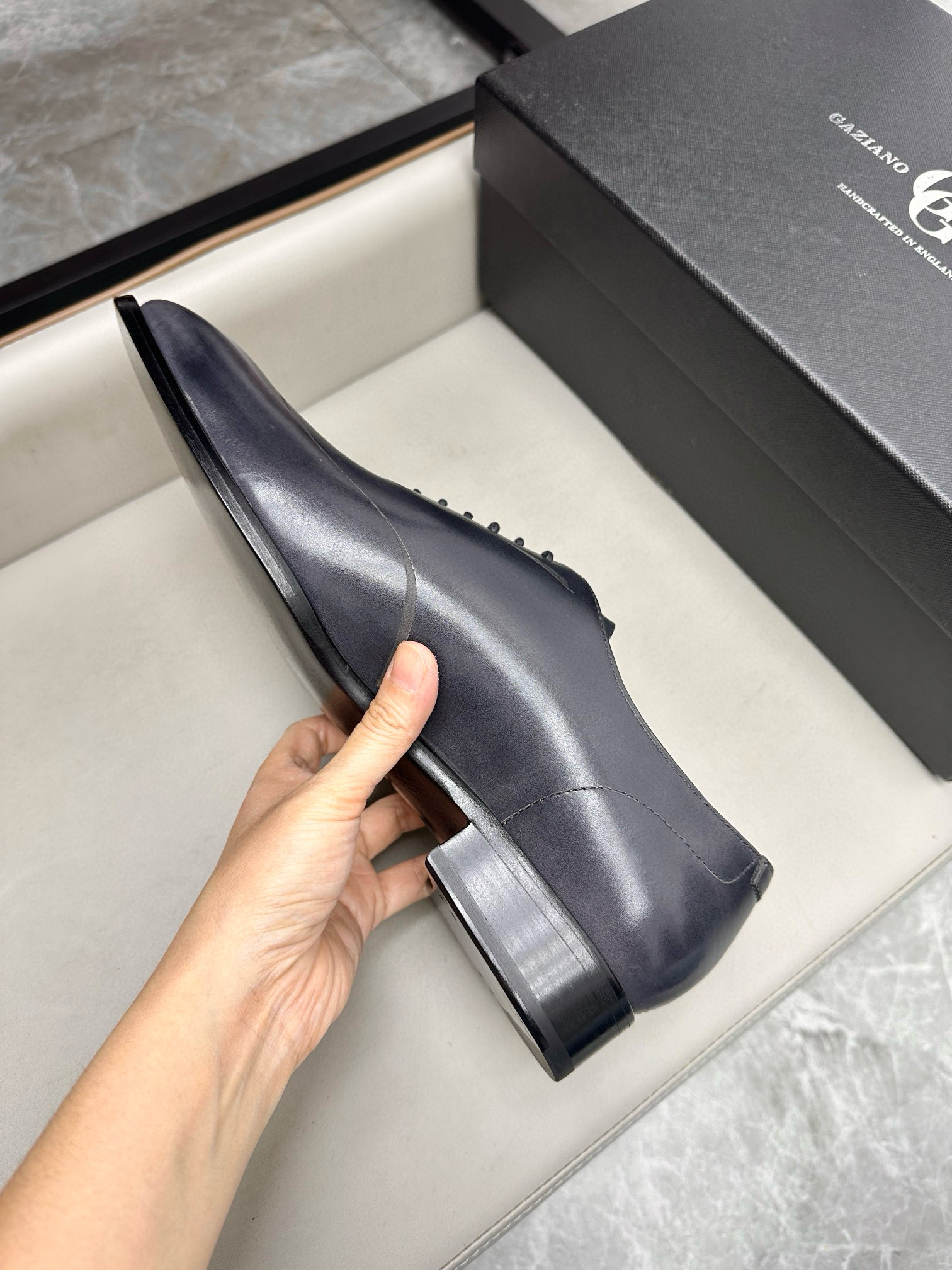 Gaziano Girling Men's Lace-Up Business Shoes - Classic Leather Dress Shoes 9 i1744740532757 6596 0 7