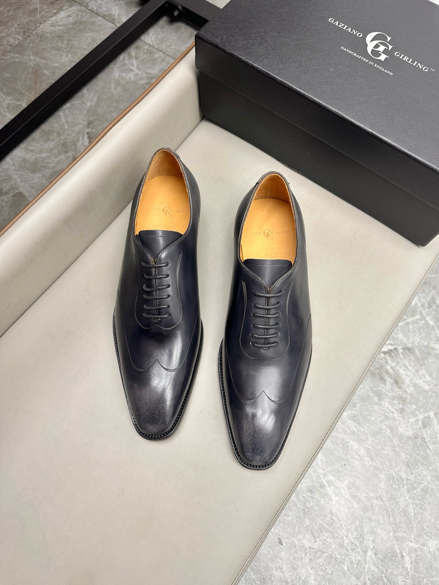 Gaziano Girling Men's Lace-Up Business Shoes - Classic Leather Dress Shoes 5 i1744740533003 6527 0 3