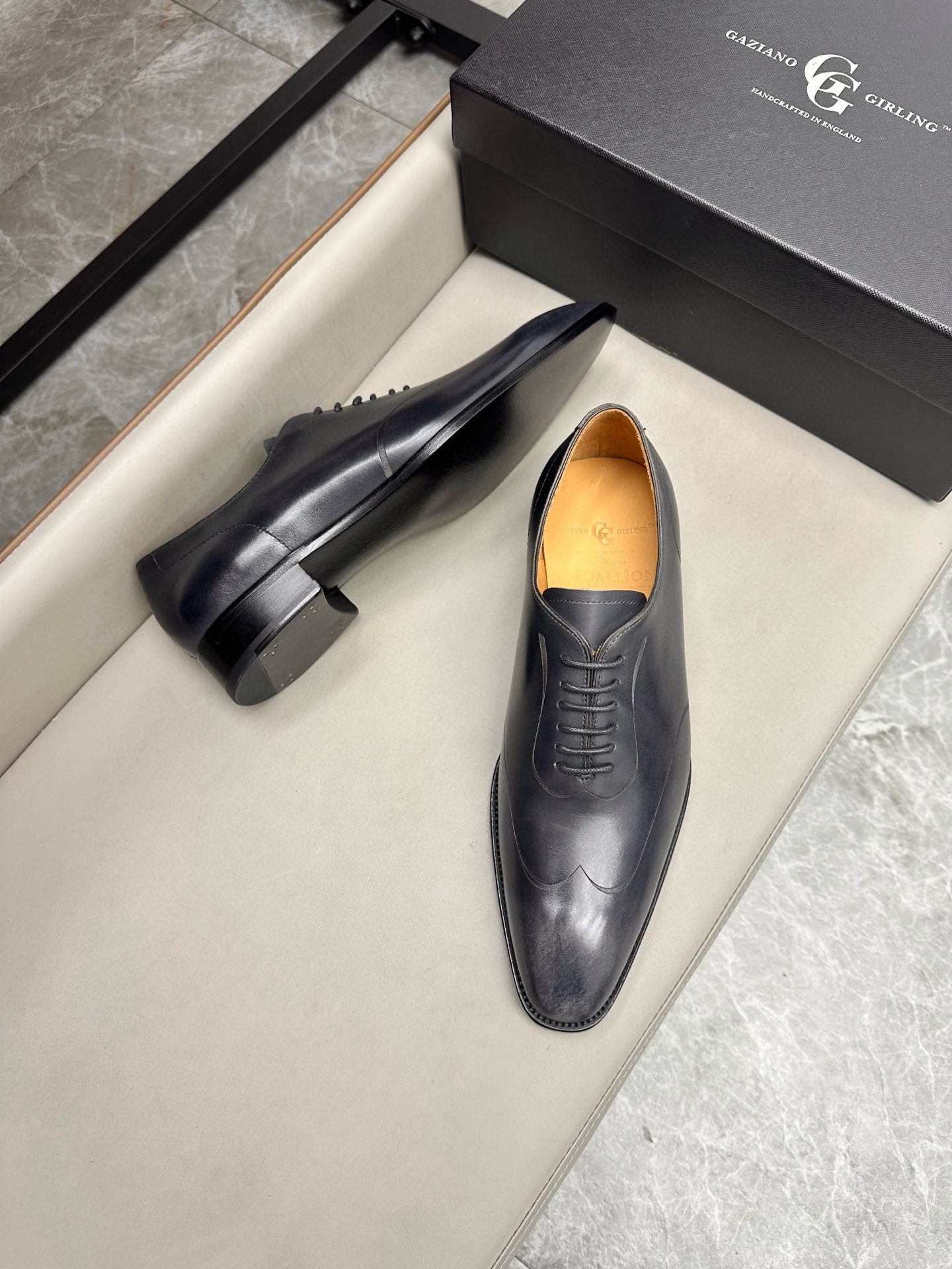 Gaziano Girling Men's Lace-Up Business Shoes - Classic Leather Dress Shoes 4 i1744740533003 7789 0 2