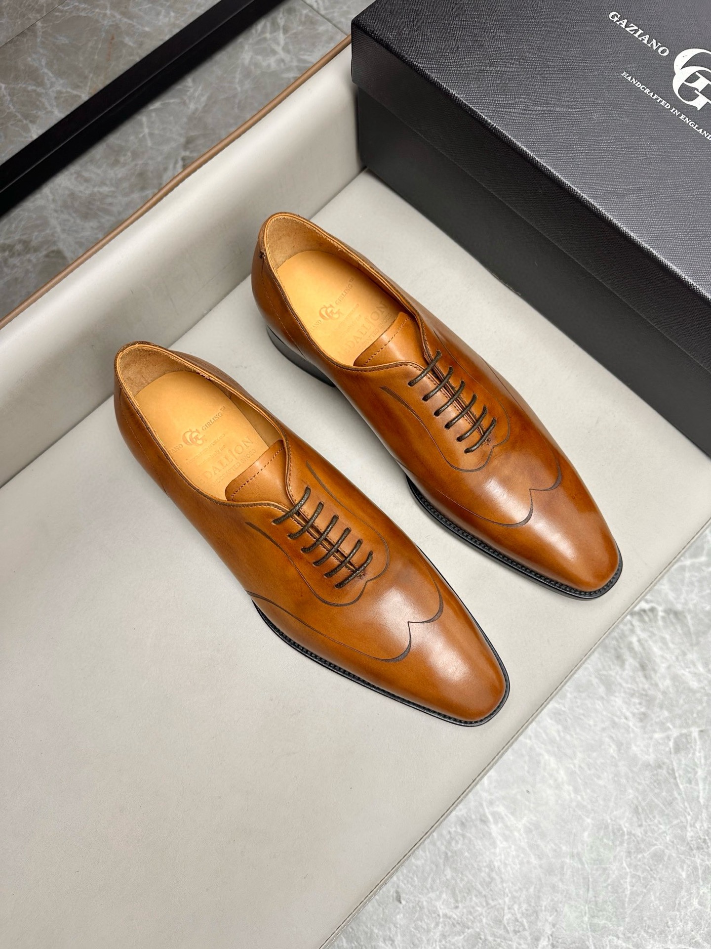 Gaziano Girling Men's Leather Lace-Up Business Dress Shoes - Timeless Style 2 i1744740539102 9124 0 0