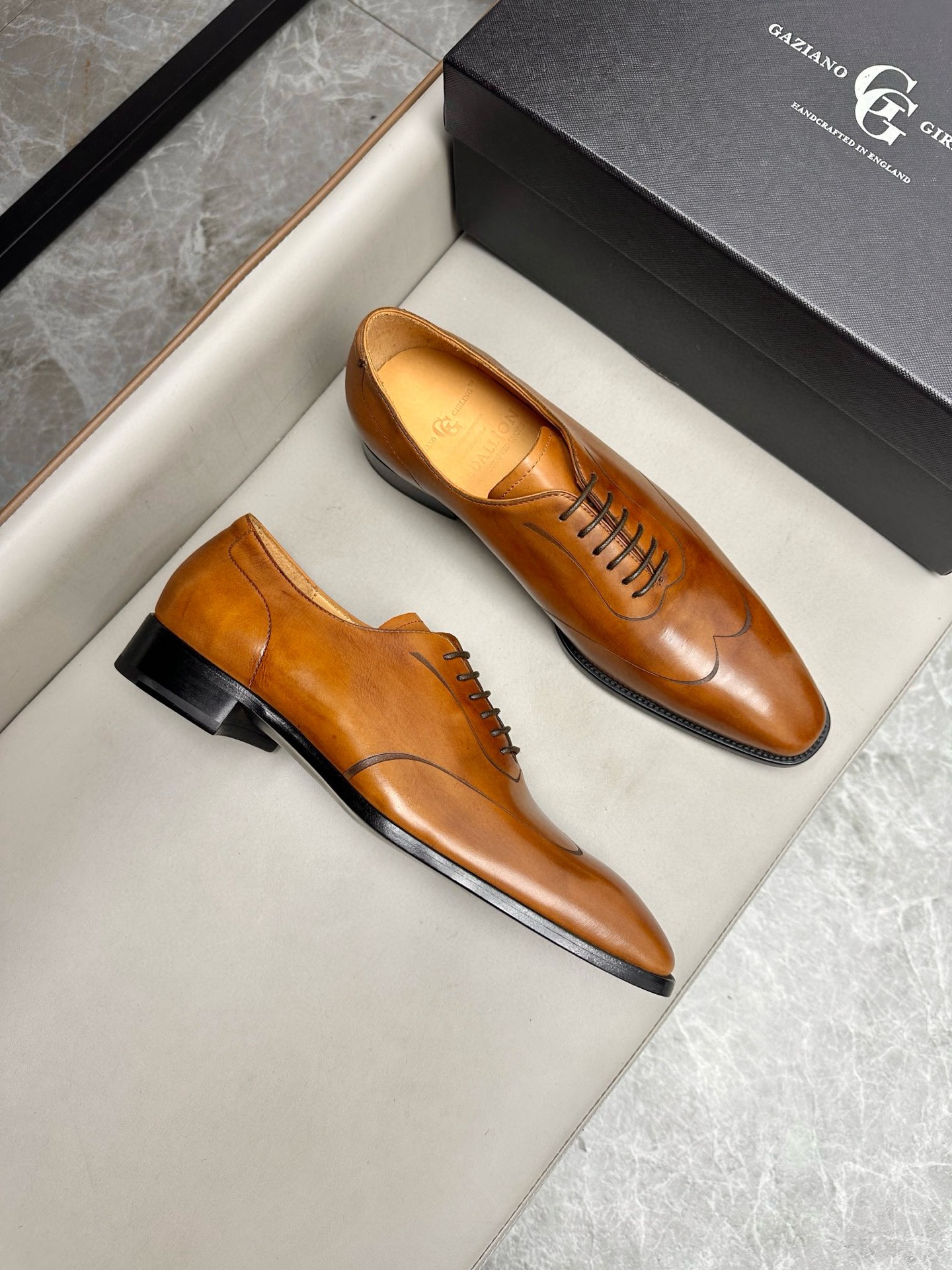 Gaziano Girling Men's Leather Lace-Up Business Dress Shoes - Timeless Style 3 i1744740542777 4065 0 1