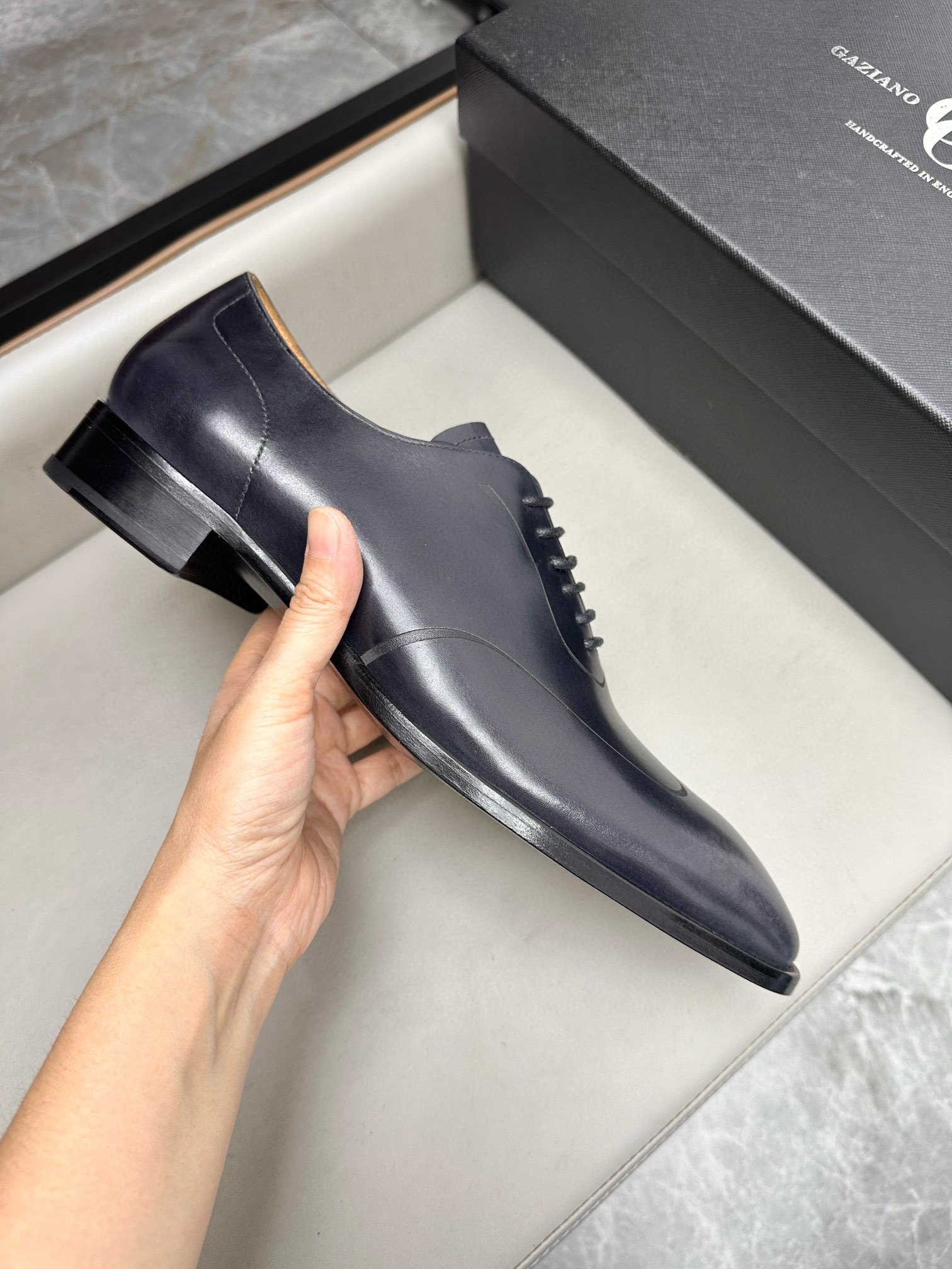 Gaziano Girling Men's Lace-Up Business Shoes - Classic Leather Dress Shoes 7 i1744740593683 4748 0 5