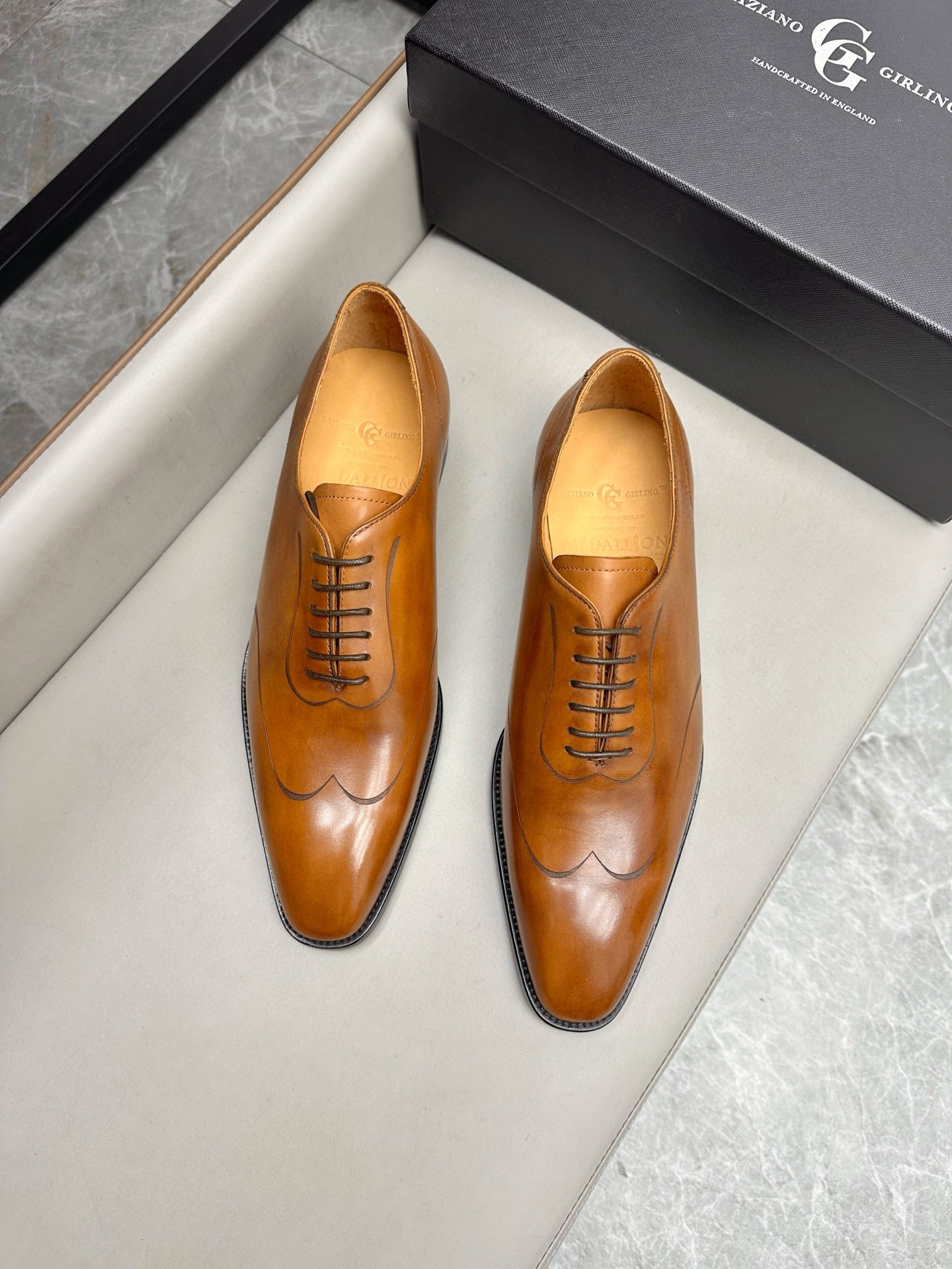 Gaziano Girling Men's Leather Lace-Up Business Dress Shoes - Timeless Style 5 i1744740660559 3220 0 3