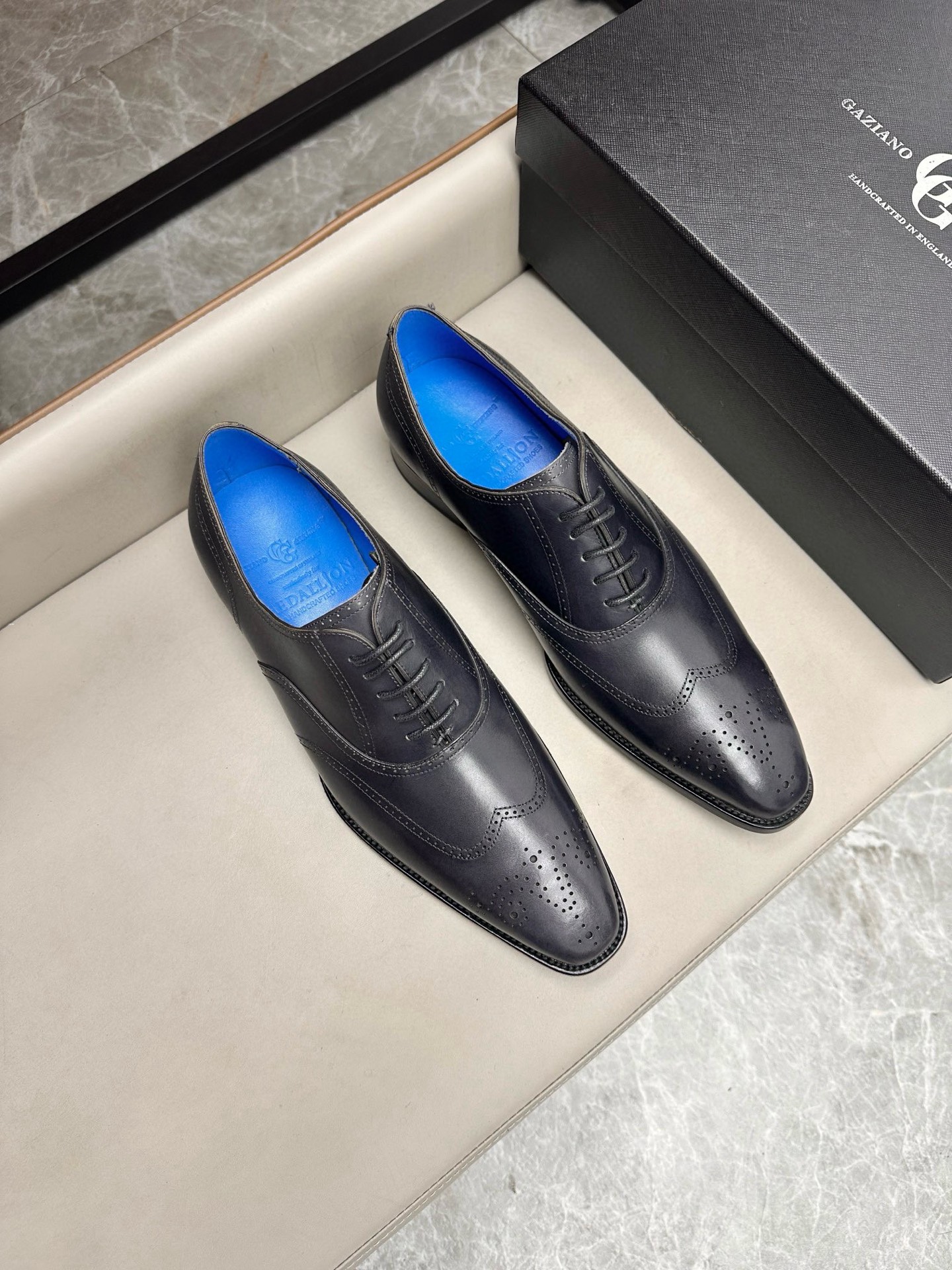 Gaziano & Girling Derby en Cuir pour Hommes - Élégance et Confort