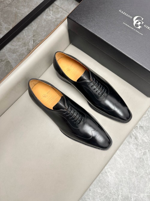 Gaziano Girling Classic Men's Leather Lace-up Business Dress Shoes