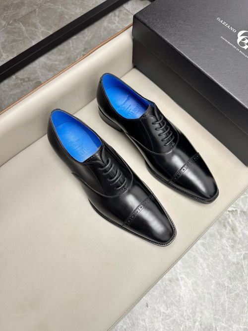 Gaziano Girling Classic Leather Oxford Dress Shoes for Men - Lace-up Style 1 Gaziano Girling Classic Leather Oxford Dress Shoes for Men - Lace-up Style