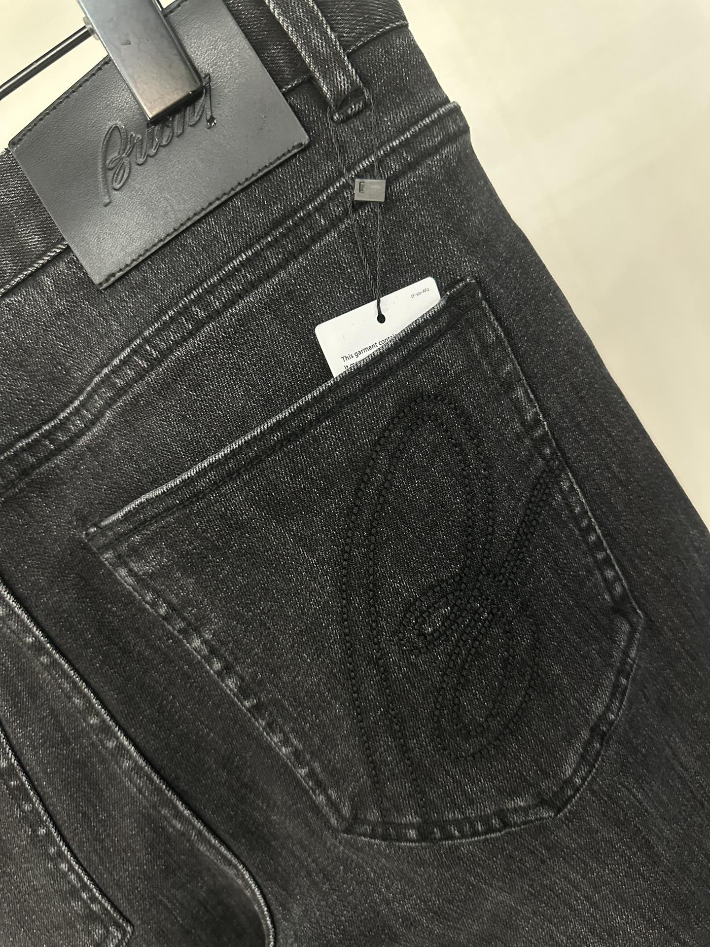브리오니 그레이 데님 남성 바지 88605 이미지 7