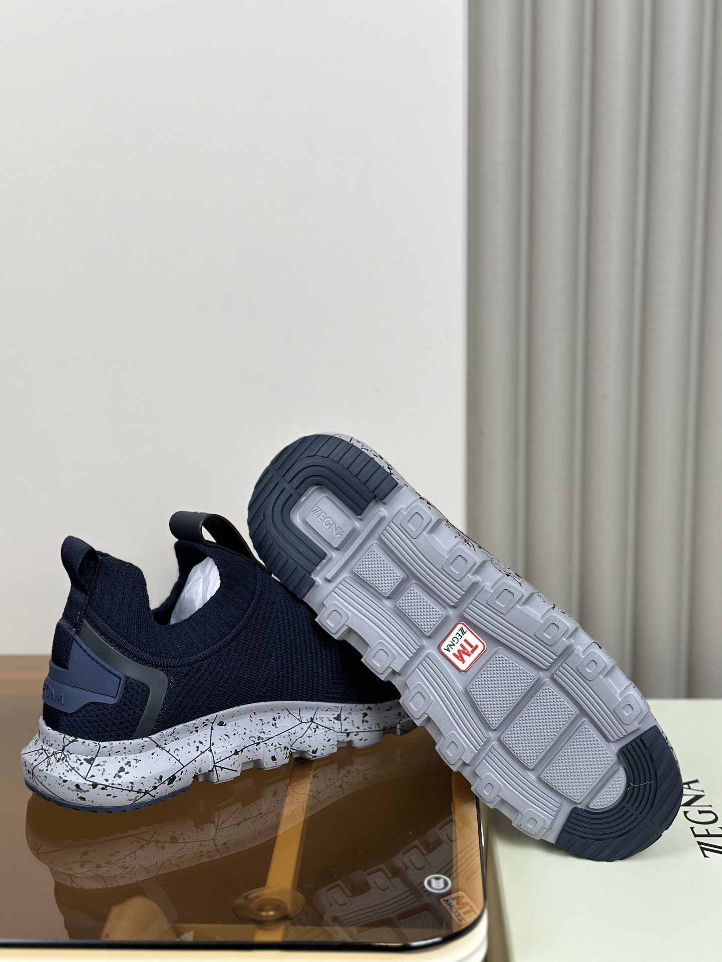 480ZEGNA Zapatillas de running Ermenegildo Zegna Techmerino Piuma Piuma significa "pluma" en italian