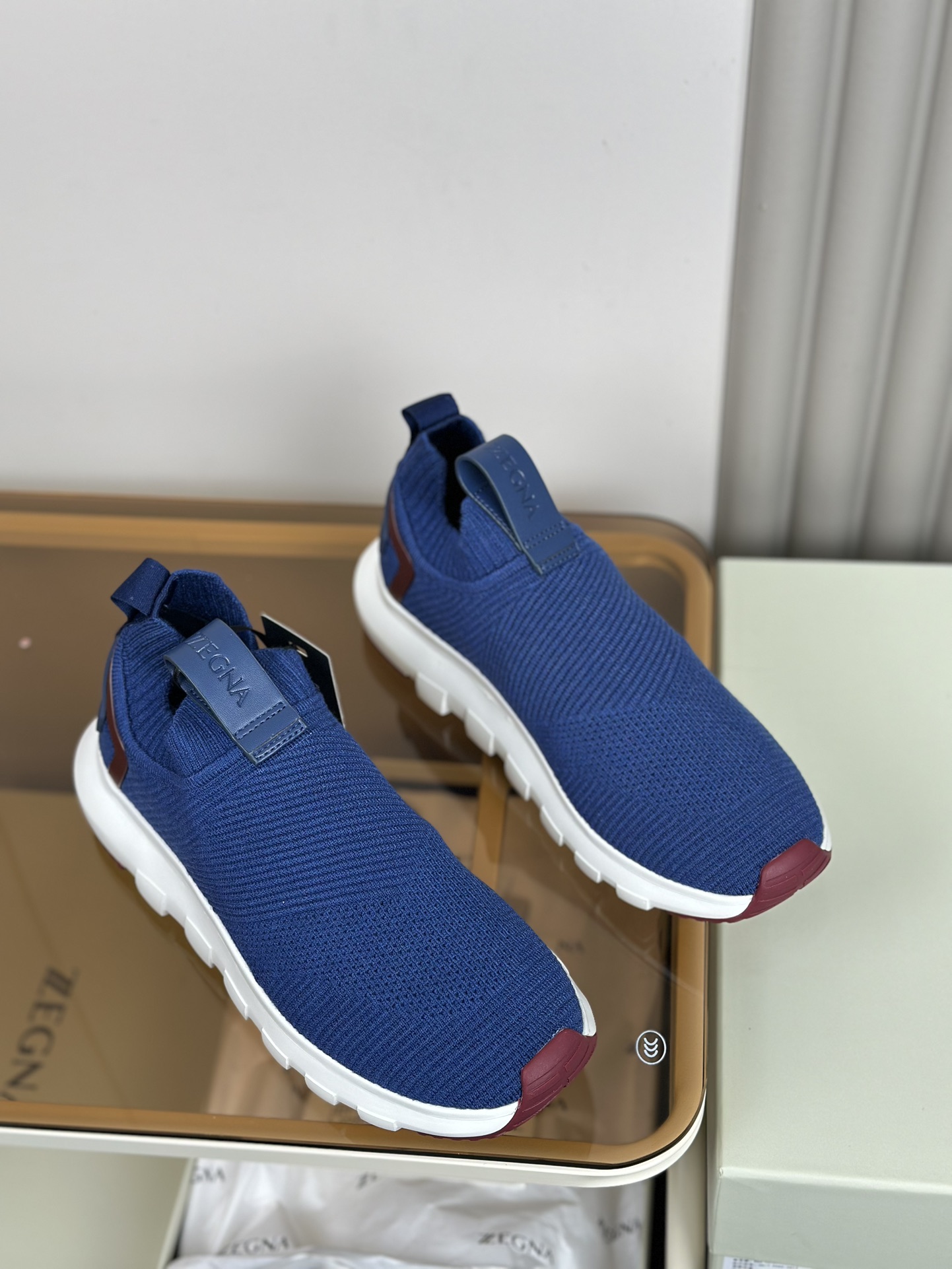 480ZEGNA Zapatillas de running Ermenegildo Zegna Techmerino Piuma Piuma significa "pluma" en italian