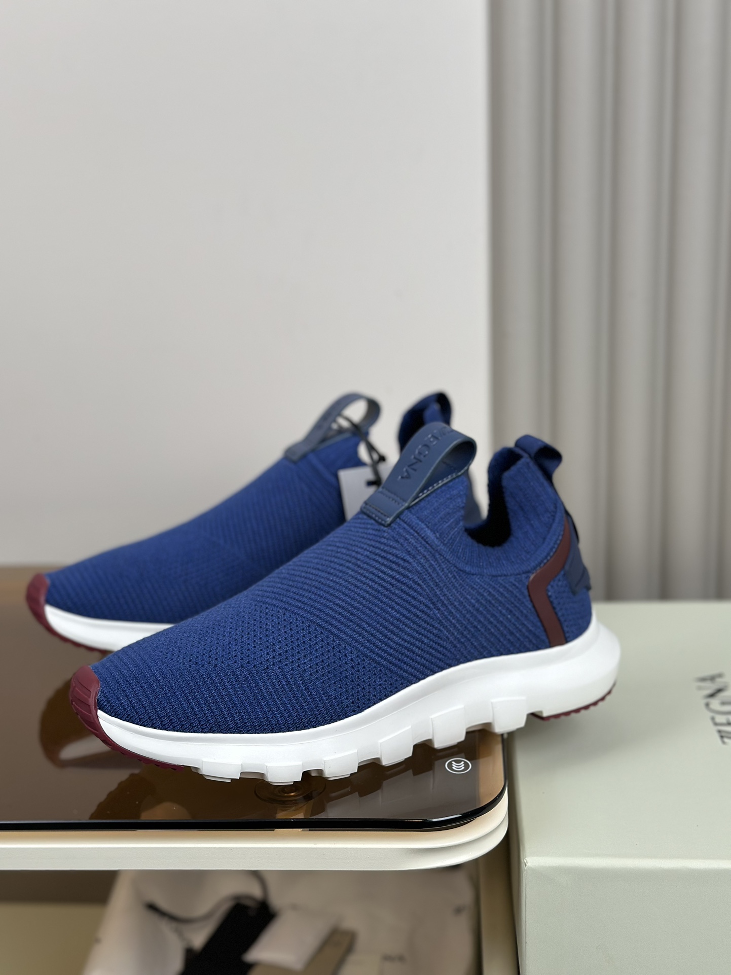 480ZEGNA Zapatillas de running Ermenegildo Zegna Techmerino Piuma Piuma significa "pluma" en italian