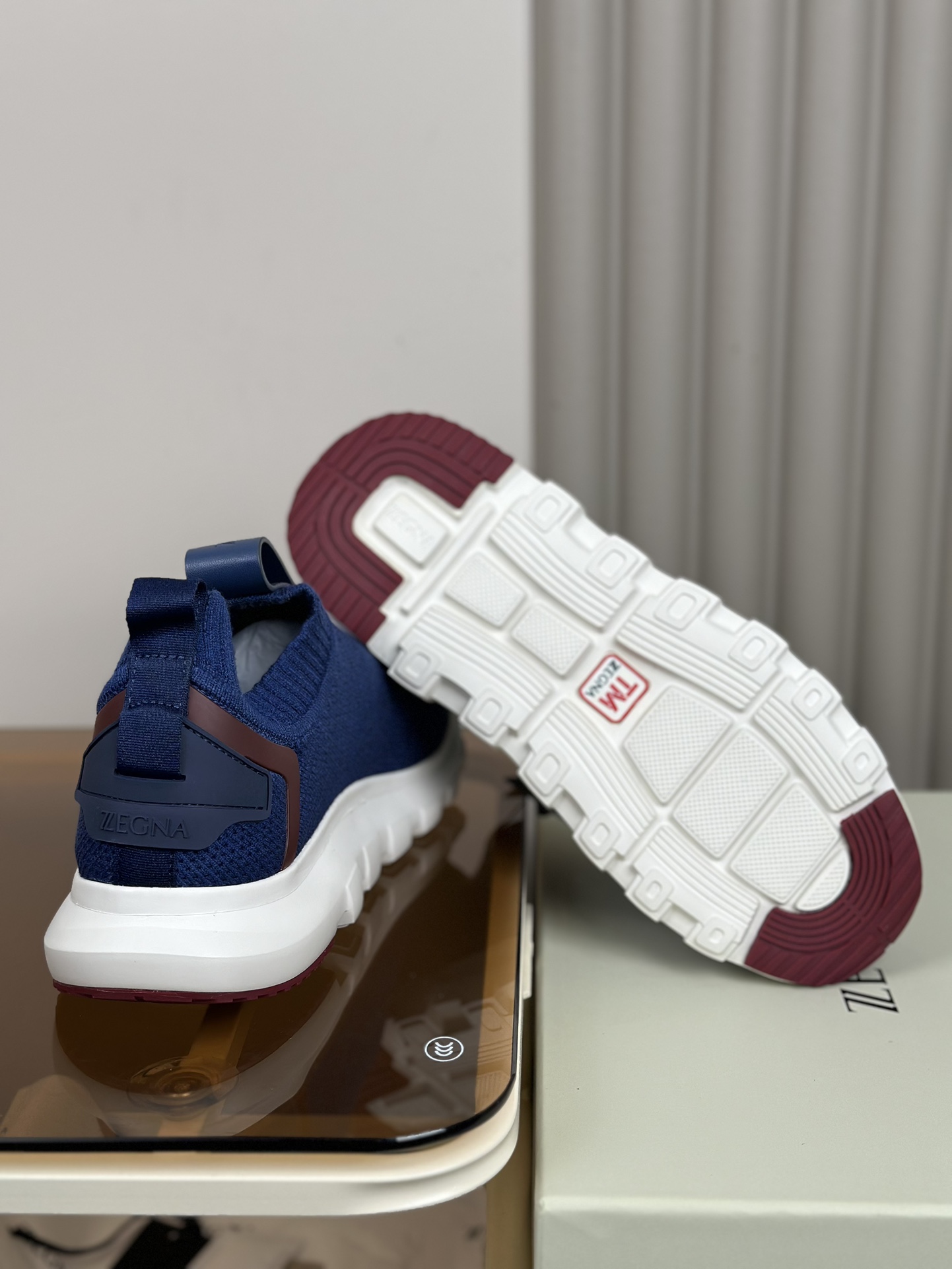 480ZEGNA Zapatillas de running Ermenegildo Zegna Techmerino Piuma Piuma significa "pluma" en italian